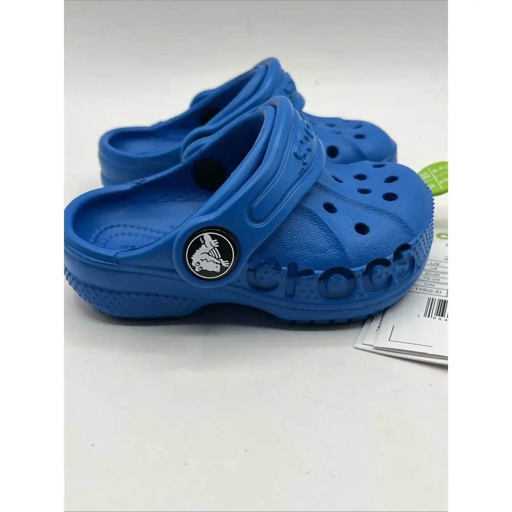 Crocs Unisex Toddler Baby Child Baya Clogs Blue Size US 4C NWT